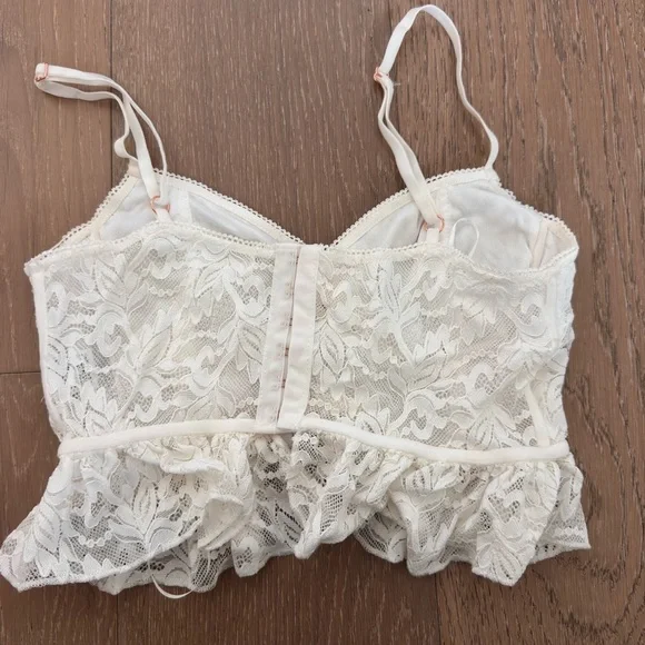 Altar'd State Lace Bralette top in white - Picture 2 of 4